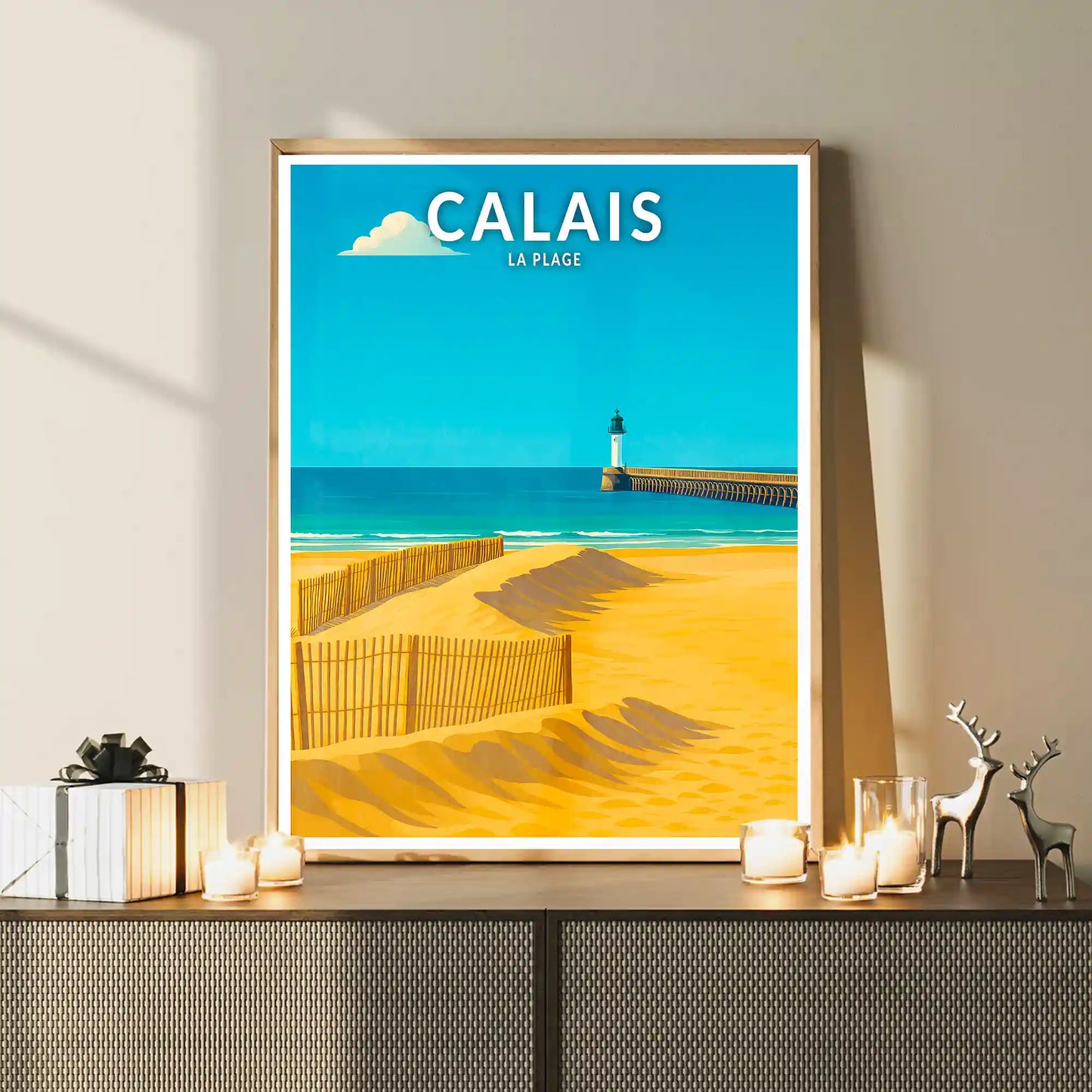 Affiche - Calais - La Plage