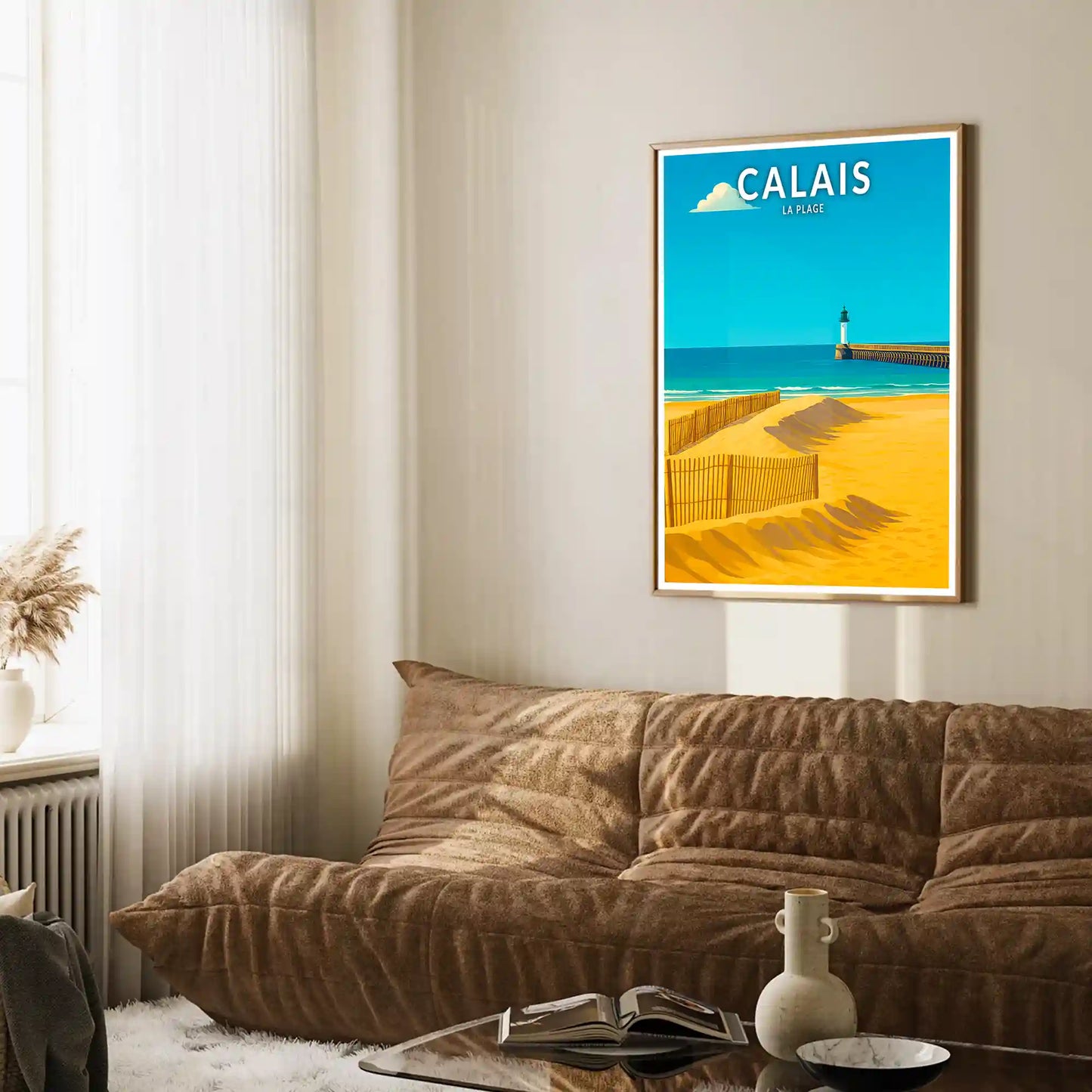 Affiche - Calais - La Plage