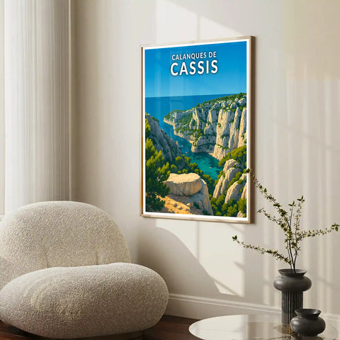 Affiche - Calanques de Cassis