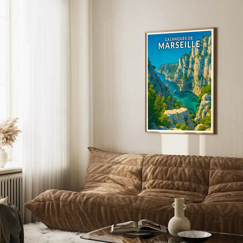Affiche - Calanques de Marseille