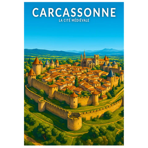 Affiche - Carcassonne - La Cité Médiévale