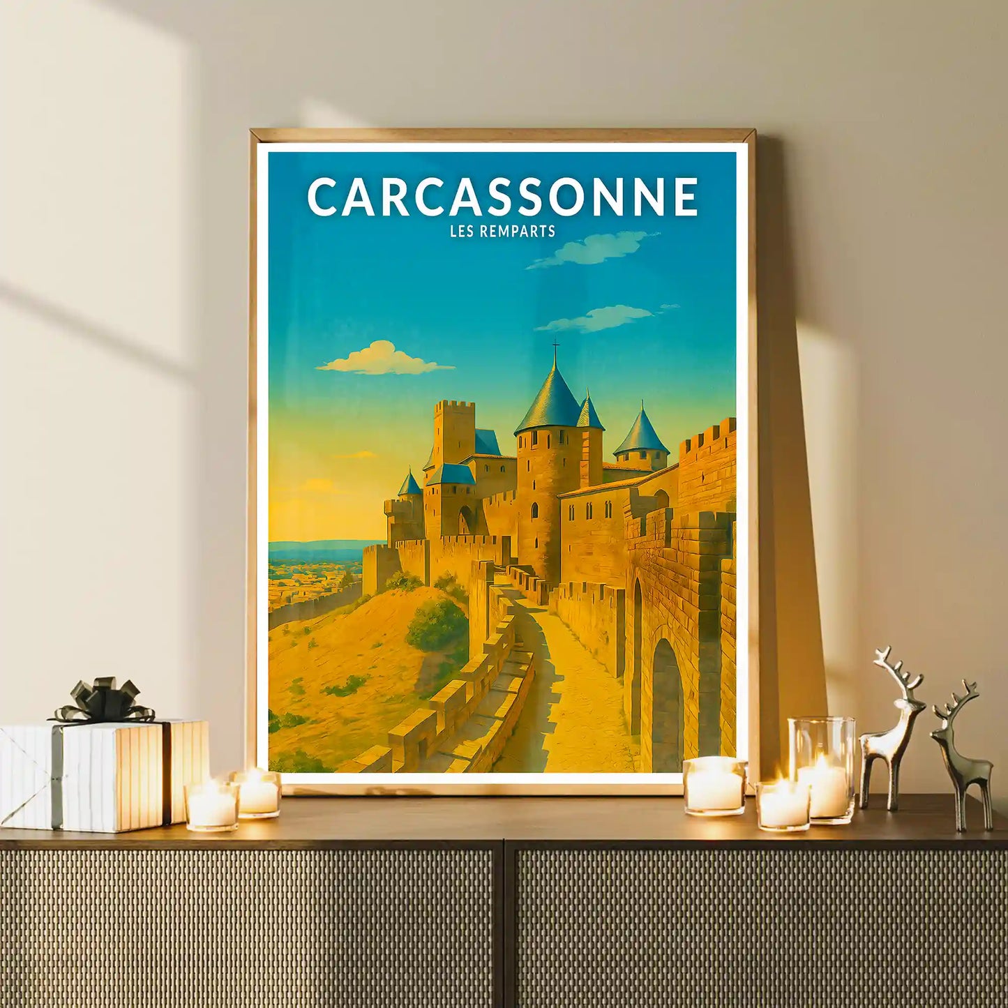 Affiche - Carcassonne - Les Remparts