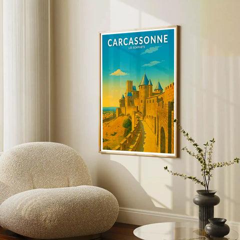 Affiche - Carcassonne - Les Remparts