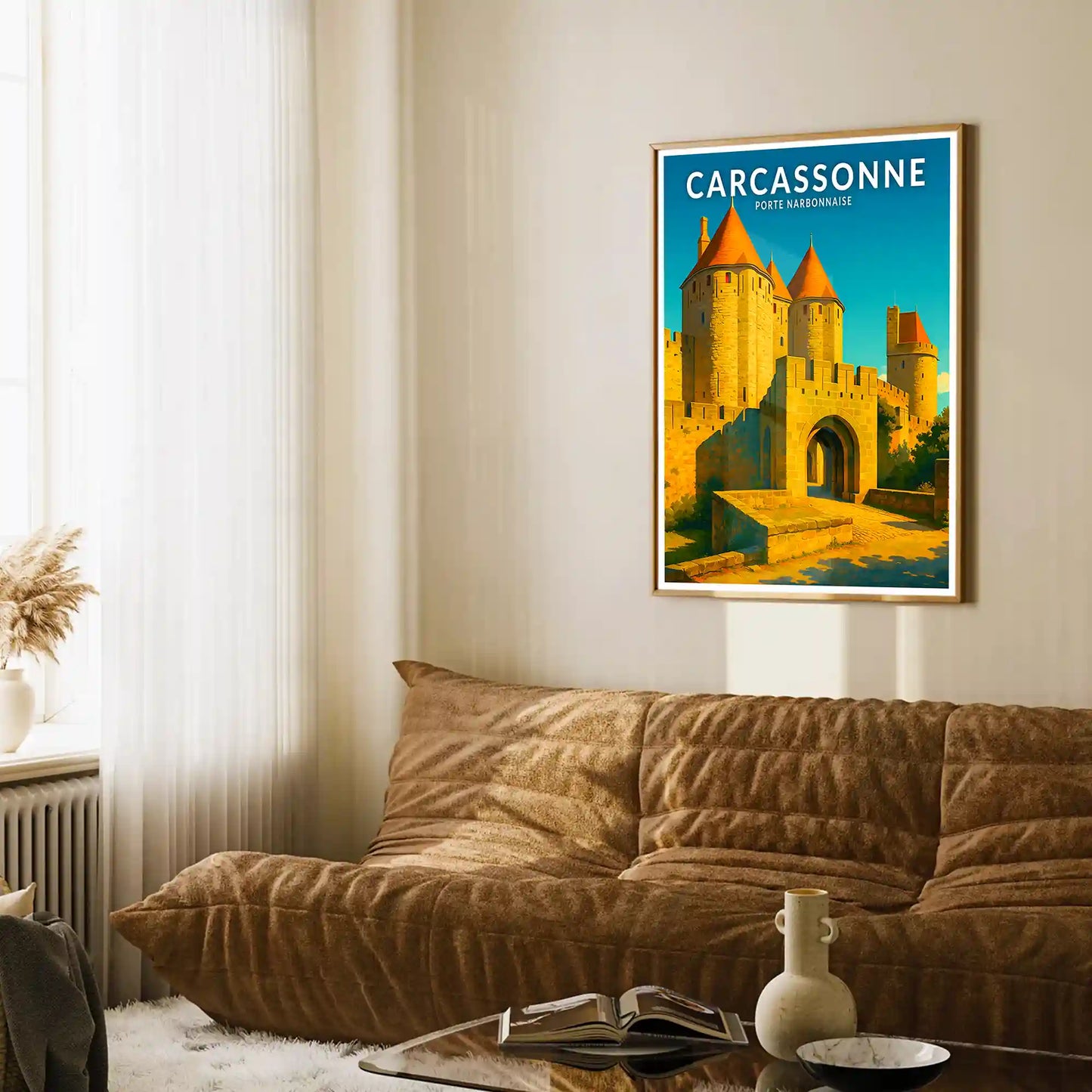 Affiche - Carcassonne - Porte Narbonnaise