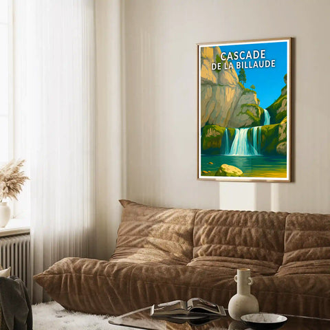 Affiche - Cascade de la Billaude