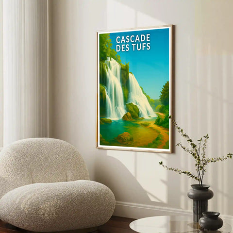 Affiche - Cascade des Tufs
