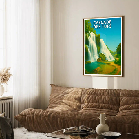 Affiche - Cascade des Tufs
