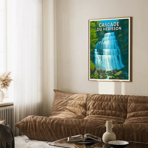 Affiche - Cascade du Hérisson