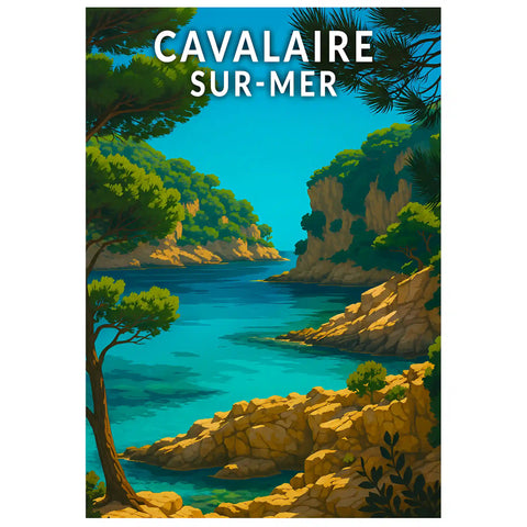 Affiche - Cavalaire-sur-Mer