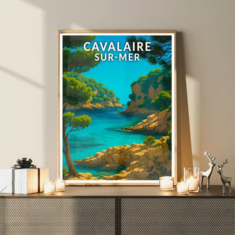 Affiche - Cavalaire-sur-Mer