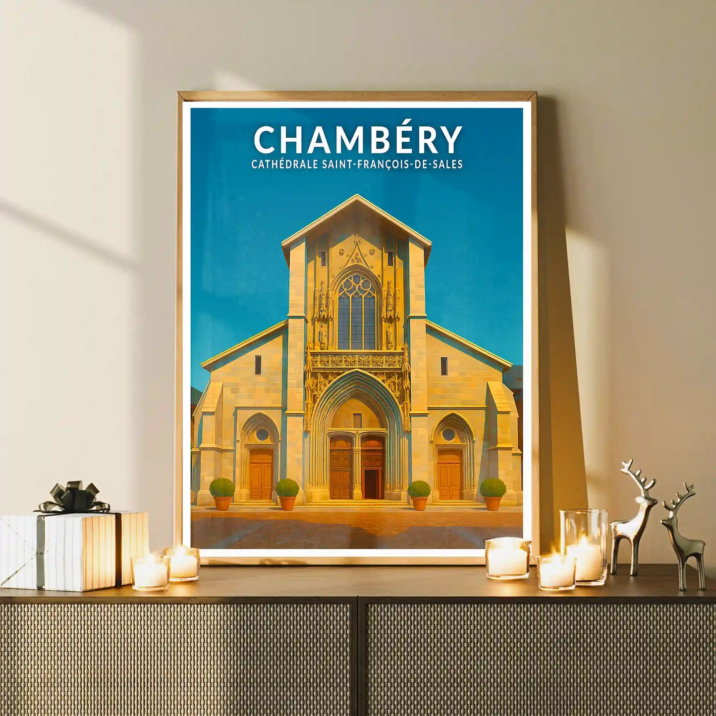 Affiche - Chambéry - Cathédrale Saint-François-de-Sales