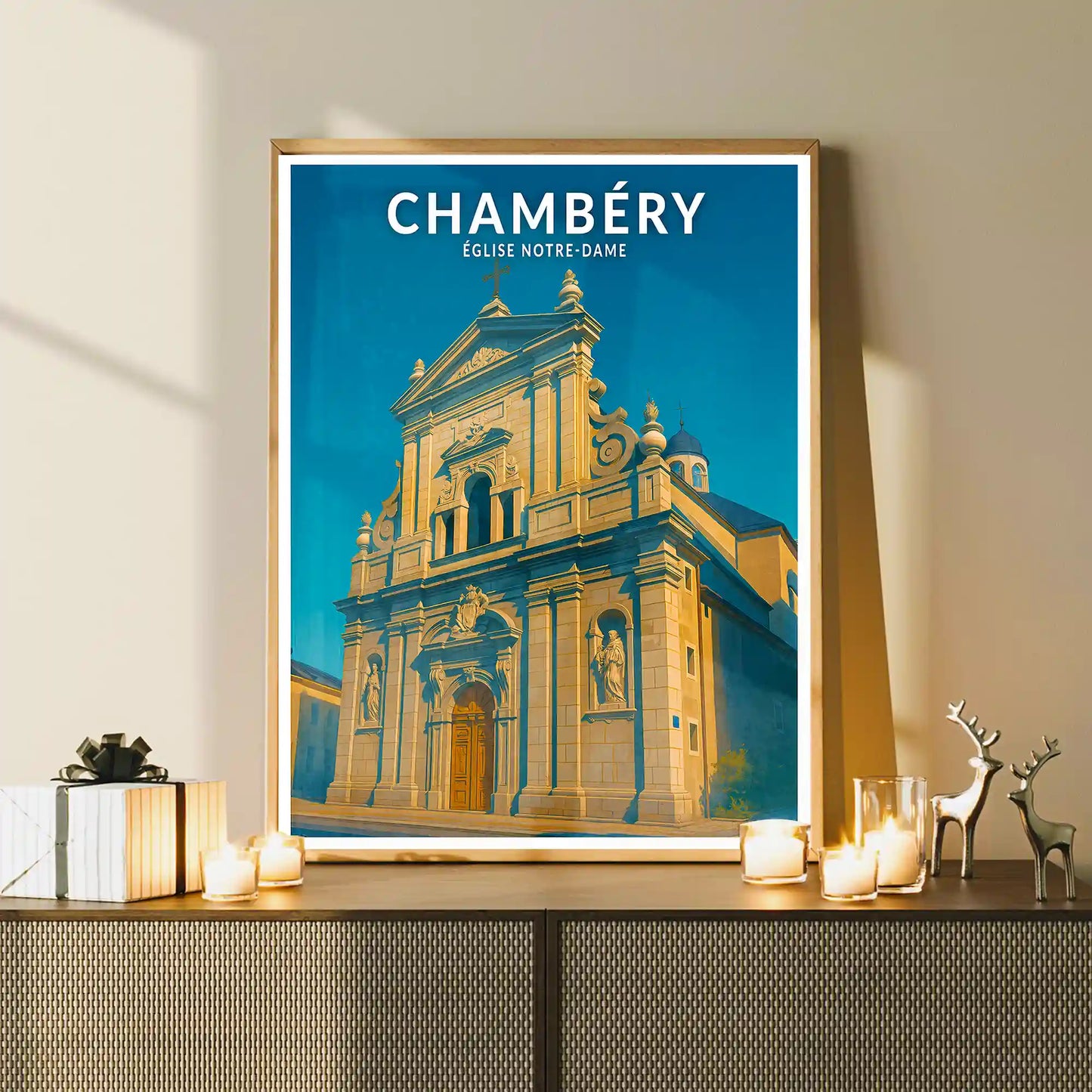 Affiche - Chambéry - Église Notre-Dame
