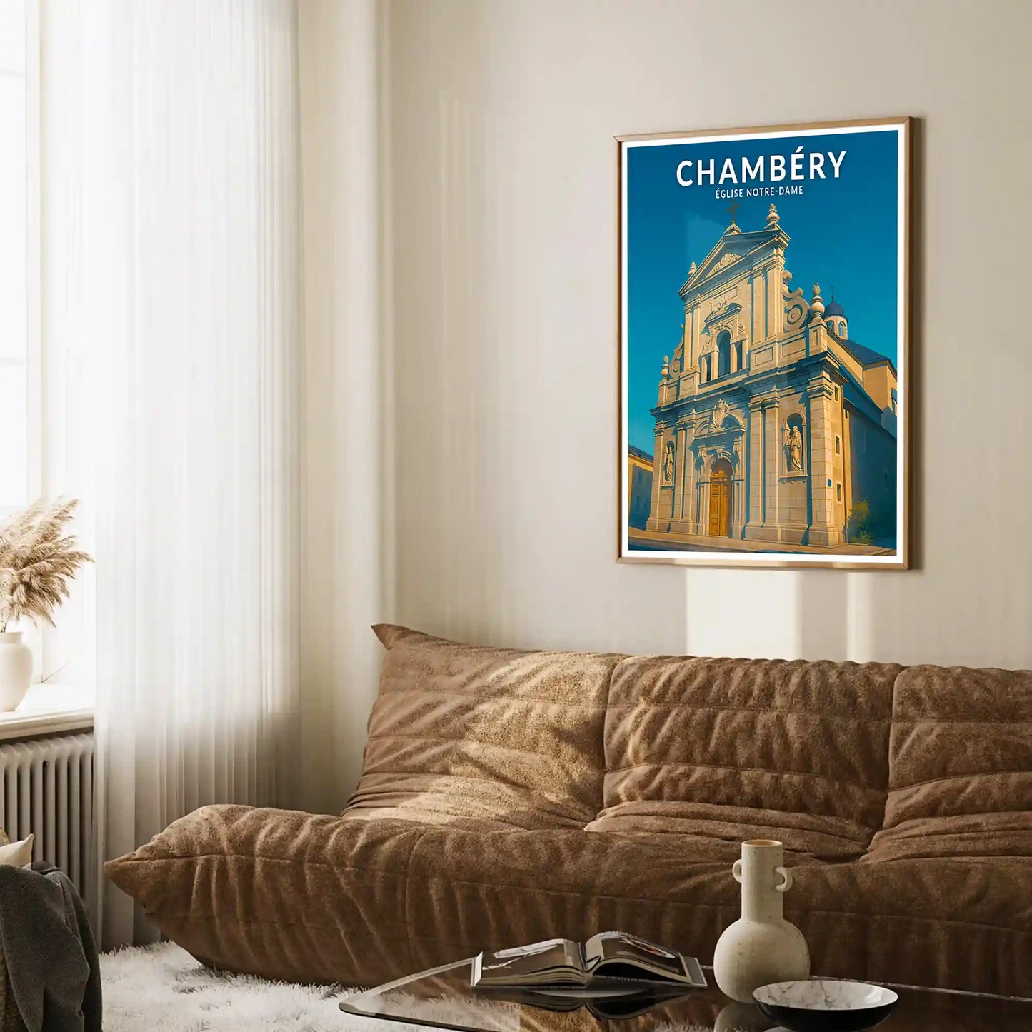 Affiche - Chambéry - Église Notre-Dame