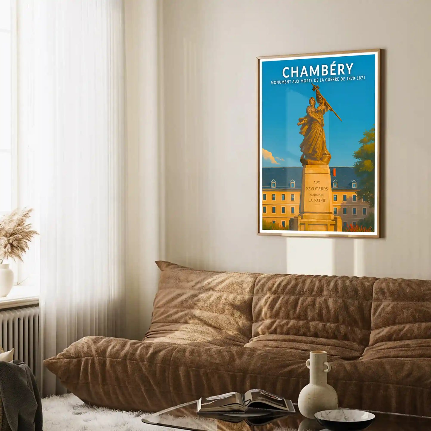 Affiche - Chambéry - Monument aux Morts de la Guerre de 1870-1871