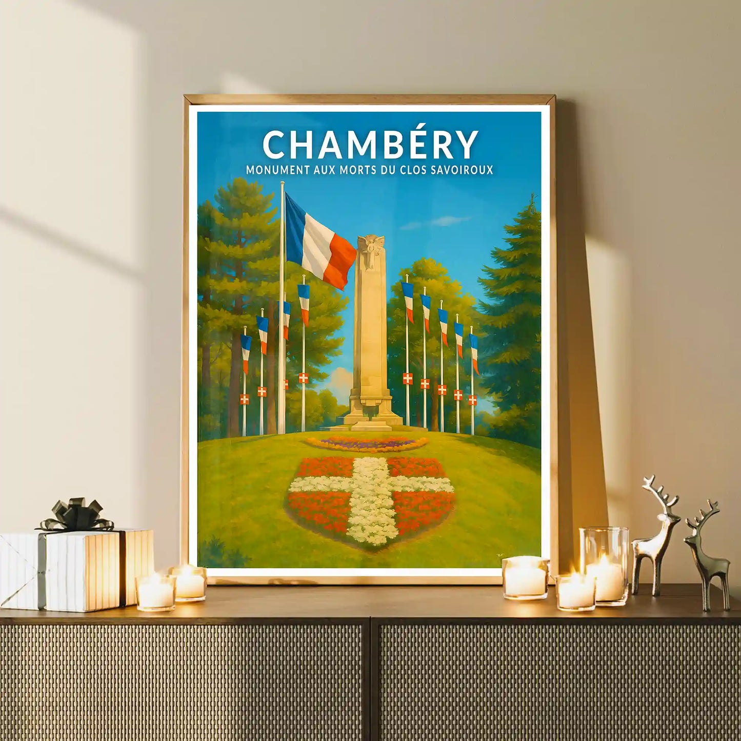 Affiche - Chambéry - Monument aux Morts du Clos Savoiroux