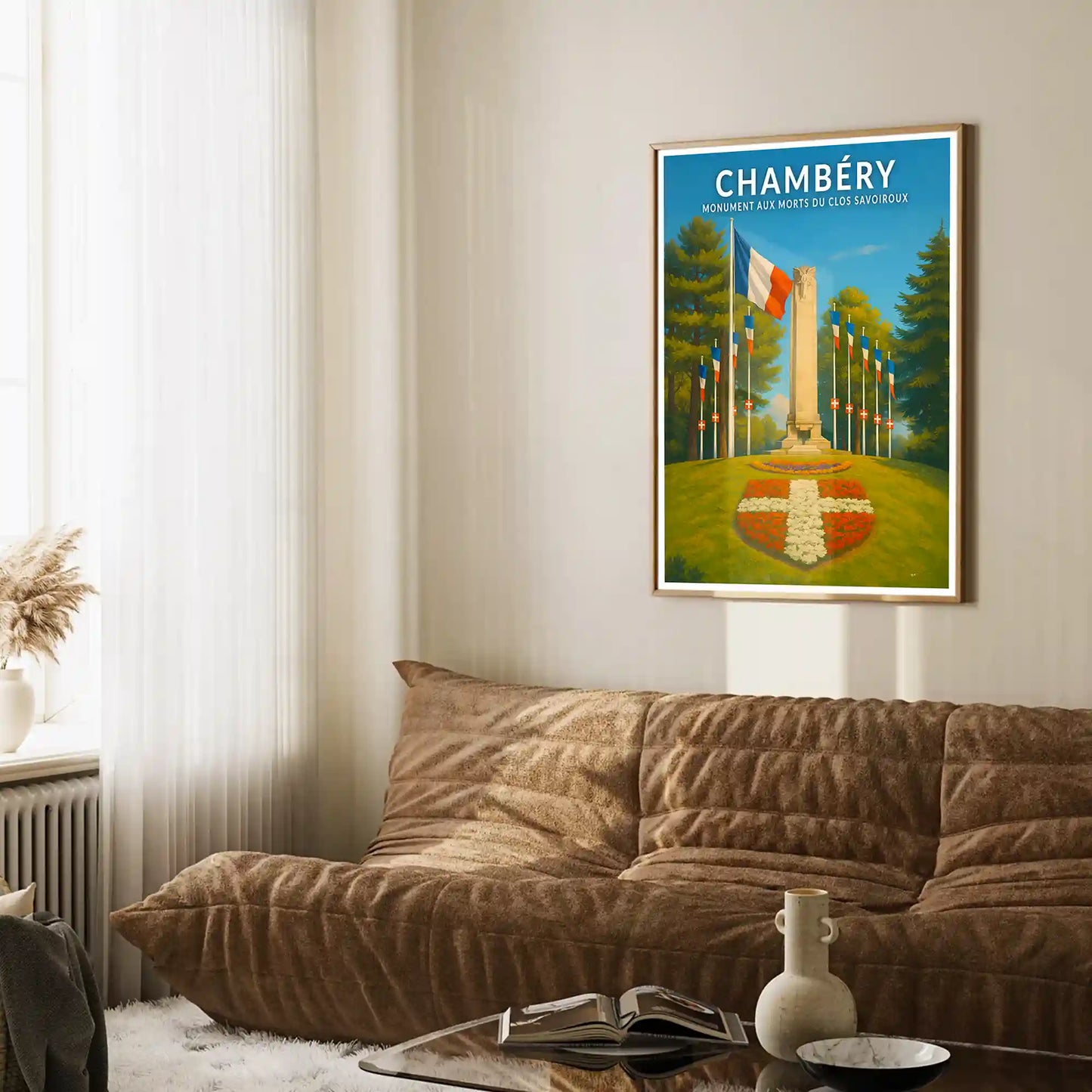 Affiche - Chambéry - Monument aux Morts du Clos Savoiroux