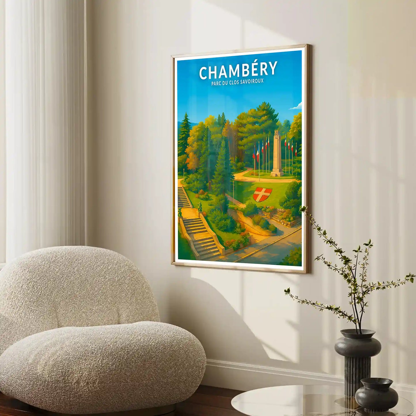 Affiche - Chambéry - Parc du Clos Savoiroux