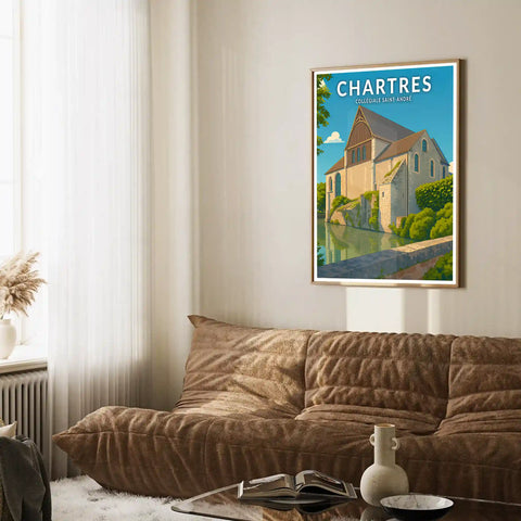 Affiche - Chartres - Collégiale Saint-André