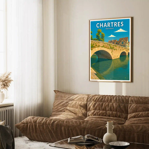 Affiche - Chartres - Pont Bouju