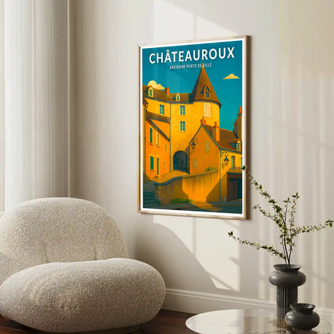 Affiche - Châteauroux -  Ancienne Porte de Ville