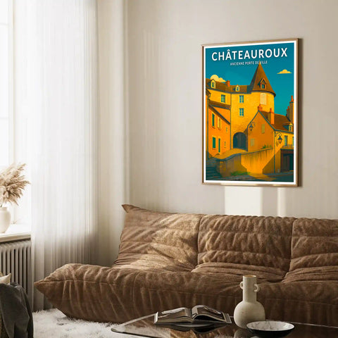 Affiche - Châteauroux -  Ancienne Porte de Ville