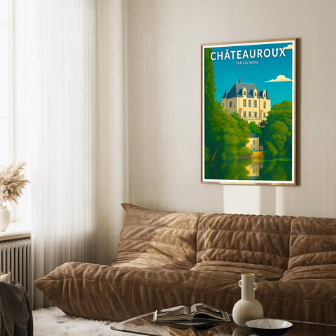 Affiche - Châteauroux - Château Raoul