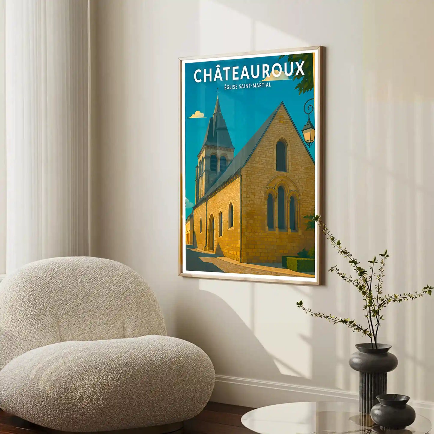 Affiche - Châteauroux - Église Saint-Martial