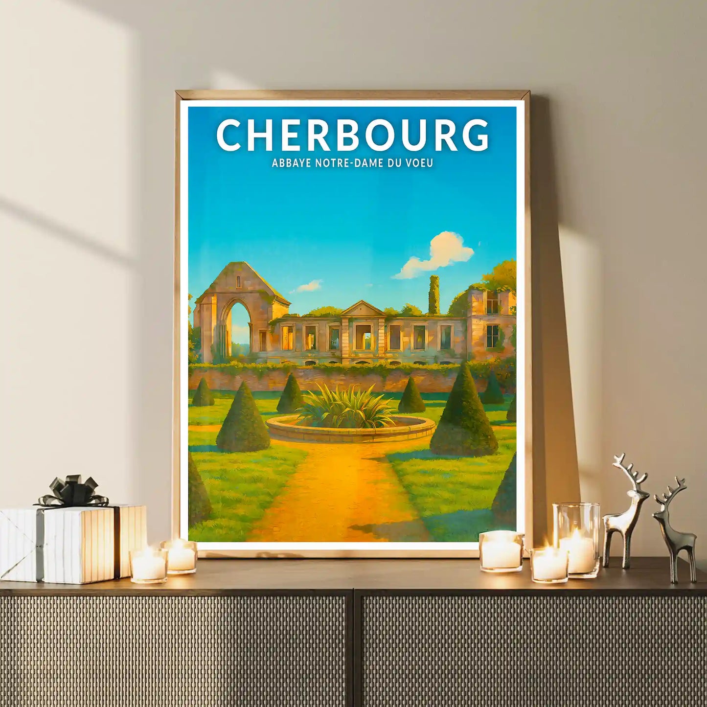 Affiche - Cherbourg - Abbaye Notre-Dame du Voeu