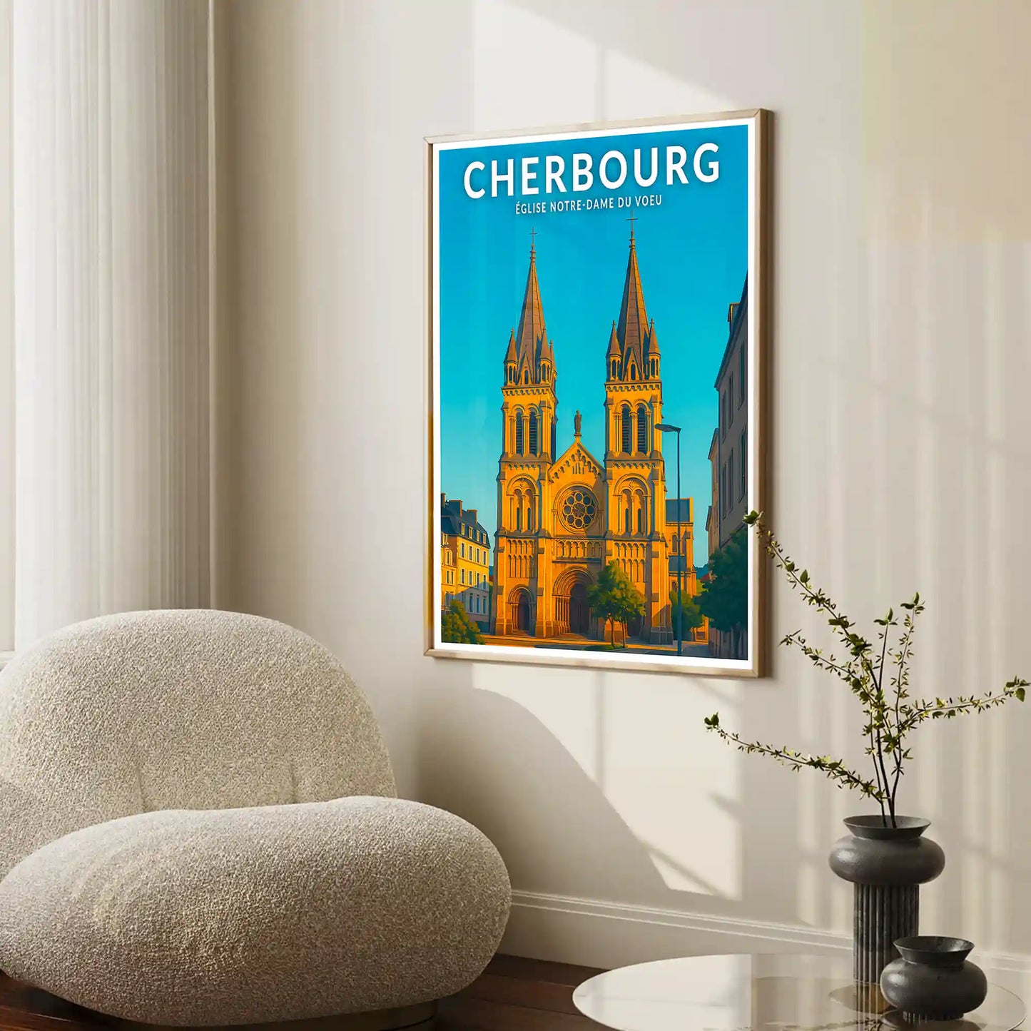 Affiche - Cherbourg - Église Notre-Dame du Voeu