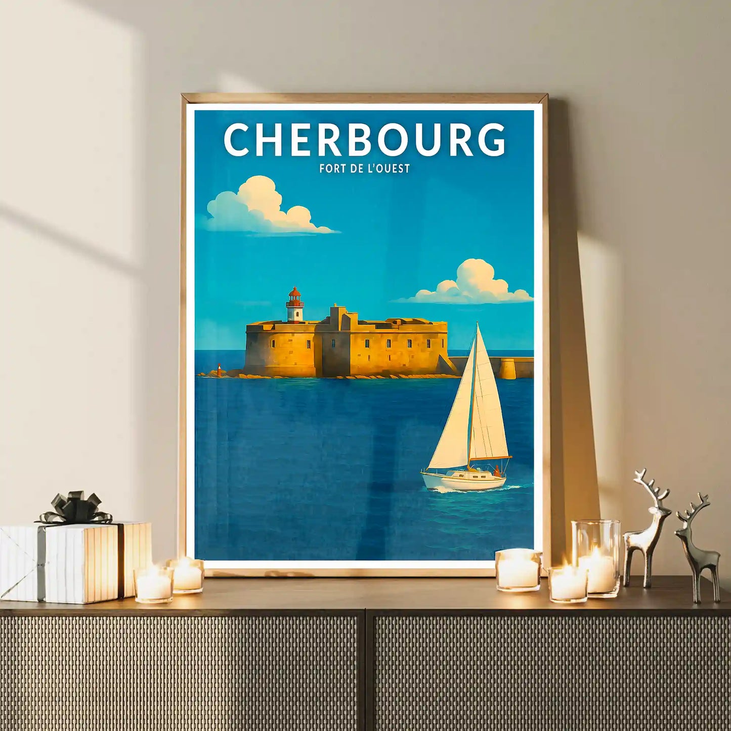 Affiche - Cherbourg - Fort de l'Ouest