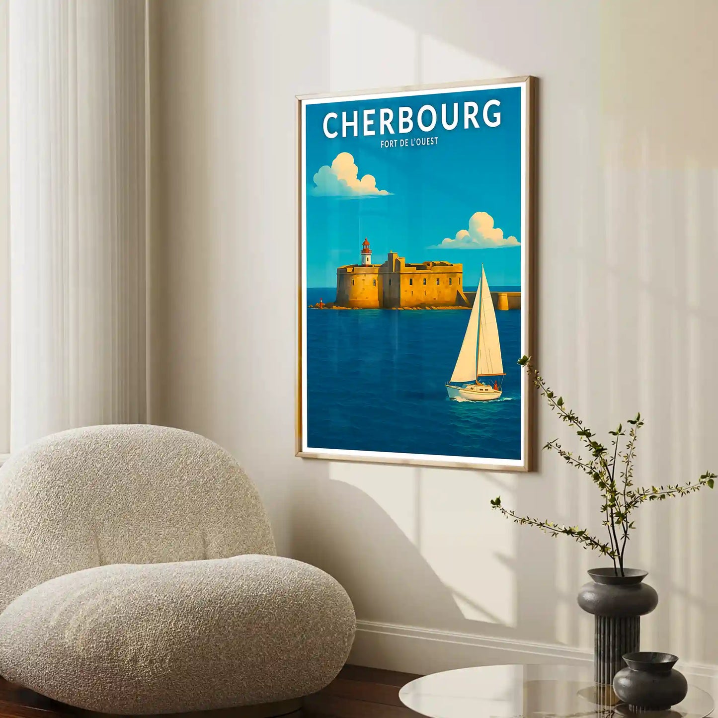 Affiche - Cherbourg - Fort de l'Ouest