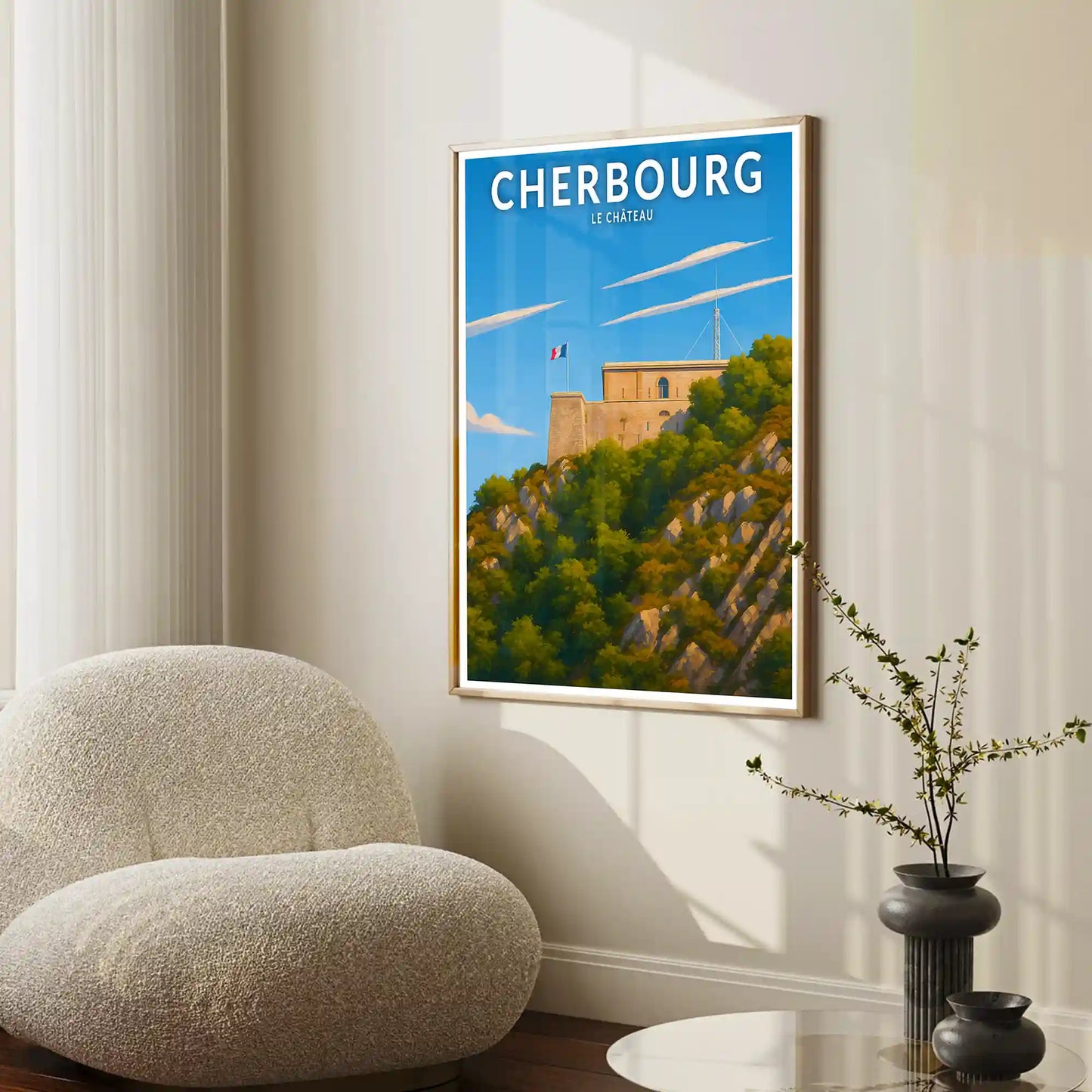 Affiche - Cherbourg - Le Château