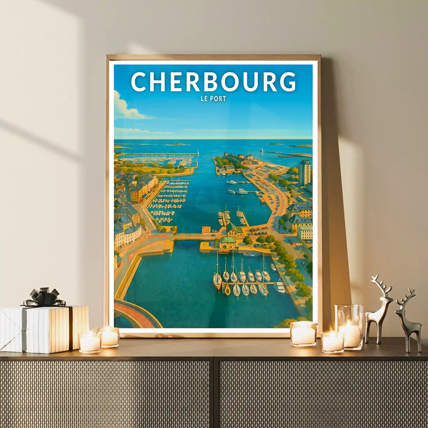 Affiche - Cherbourg - Le Port
