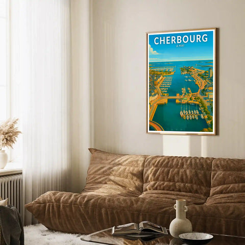 Affiche - Cherbourg - Le Port