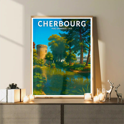 Affiche - Cherbourg - Parc Emmanuel Liais