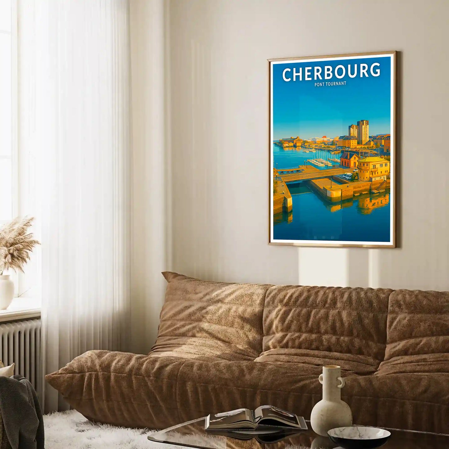 Affiche - Cherbourg - Pont Tournant