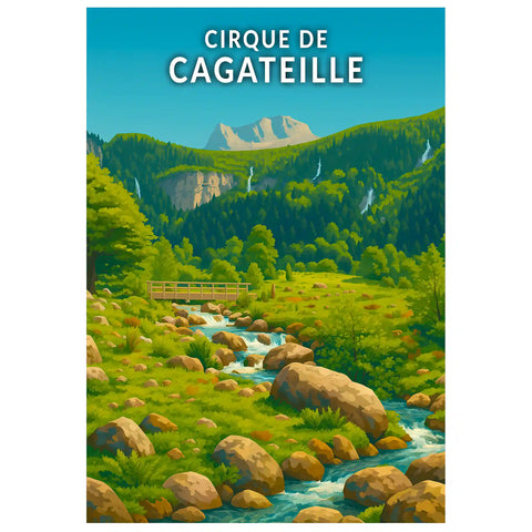 Affiche - Cirque de Cagateille