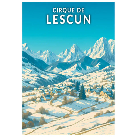 Affiche - Cirque de Lescun