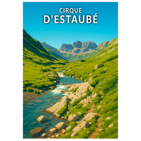 Affiche - Cirque d'Estaubé