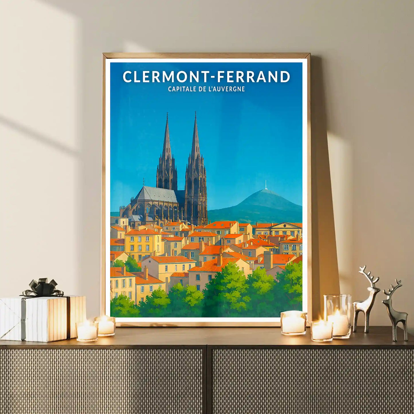 Affiche - Clermont-Ferrand - Capitale de l'Auvergne