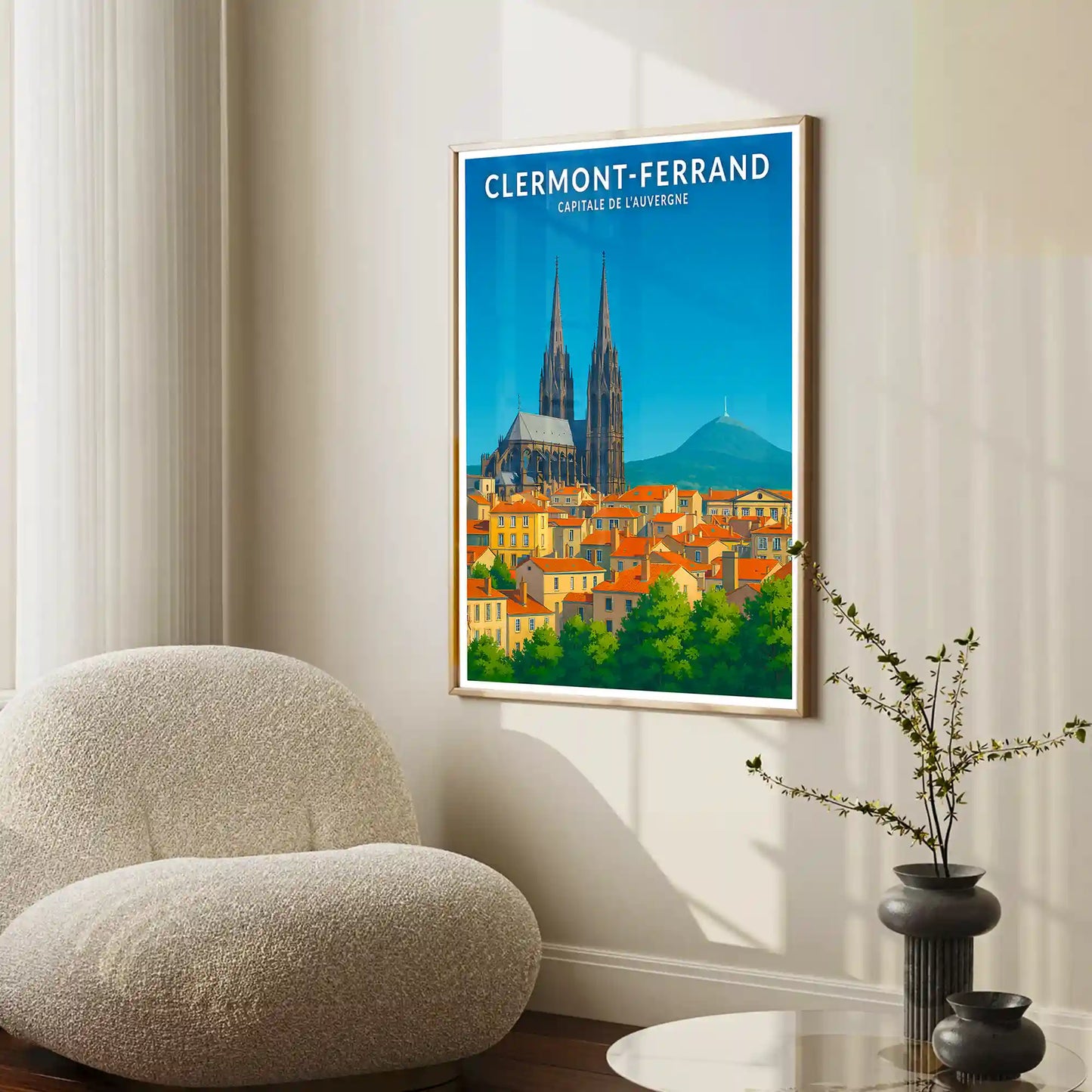 Affiche - Clermont-Ferrand - Capitale de l'Auvergne