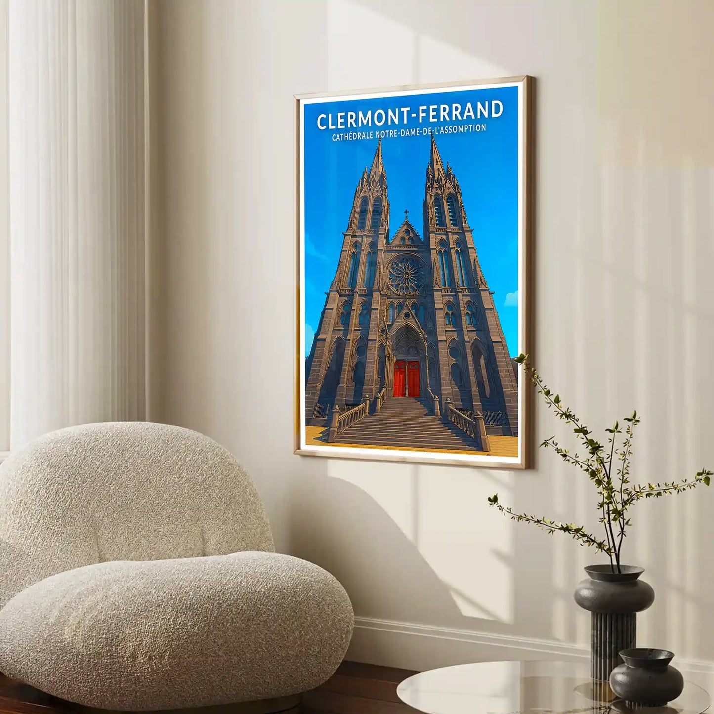 Affiche - Clermont-Ferrand - Cathédrale Notre-Dame-de-l'Assomption