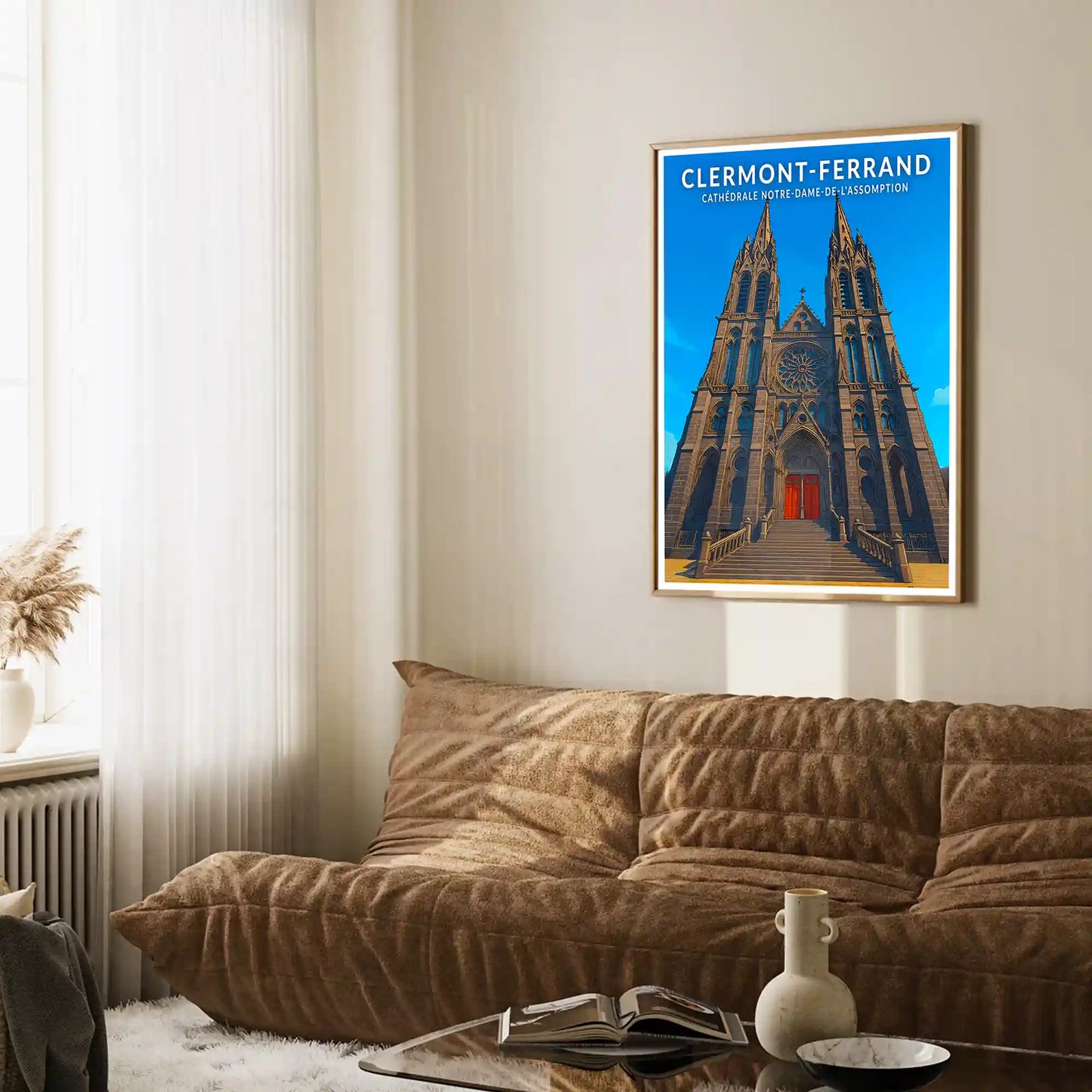 Affiche - Clermont-Ferrand - Cathédrale Notre-Dame-de-l'Assomption