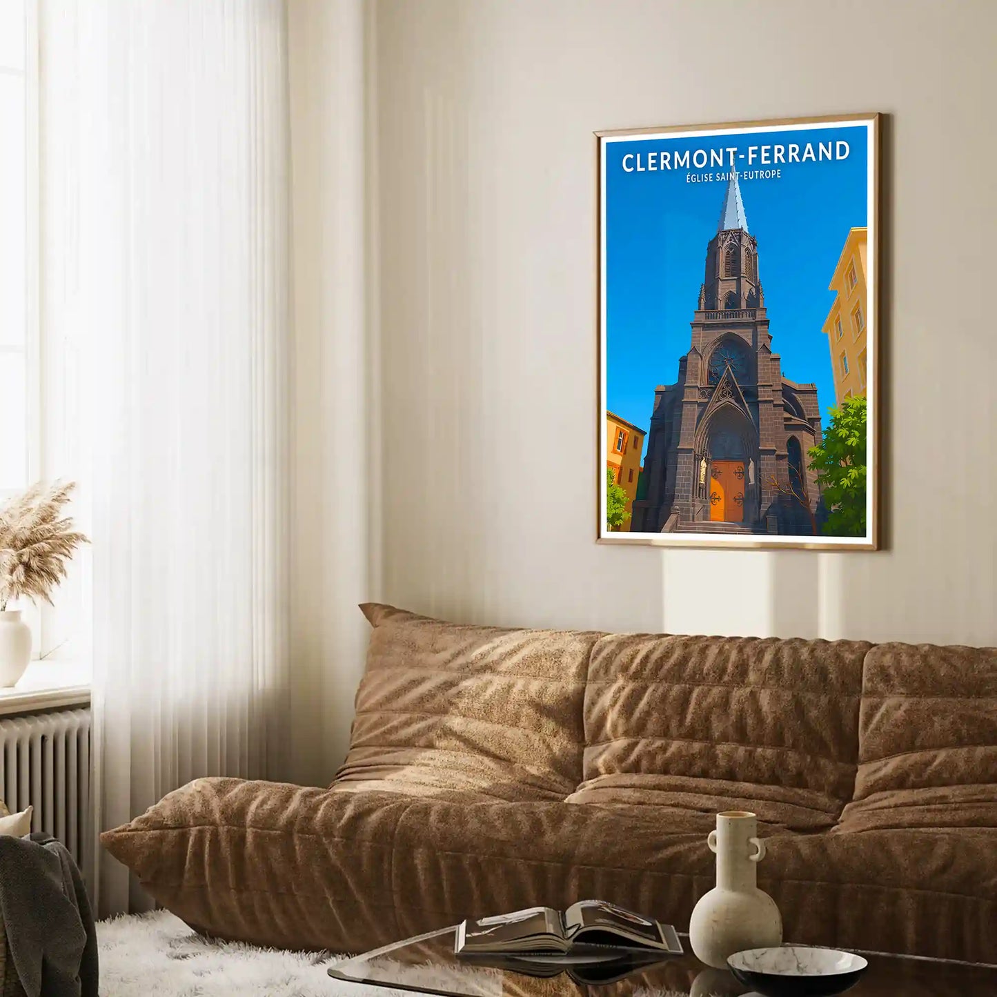 Affiche - Clermont-Ferrand - Église Saint-Eutrope