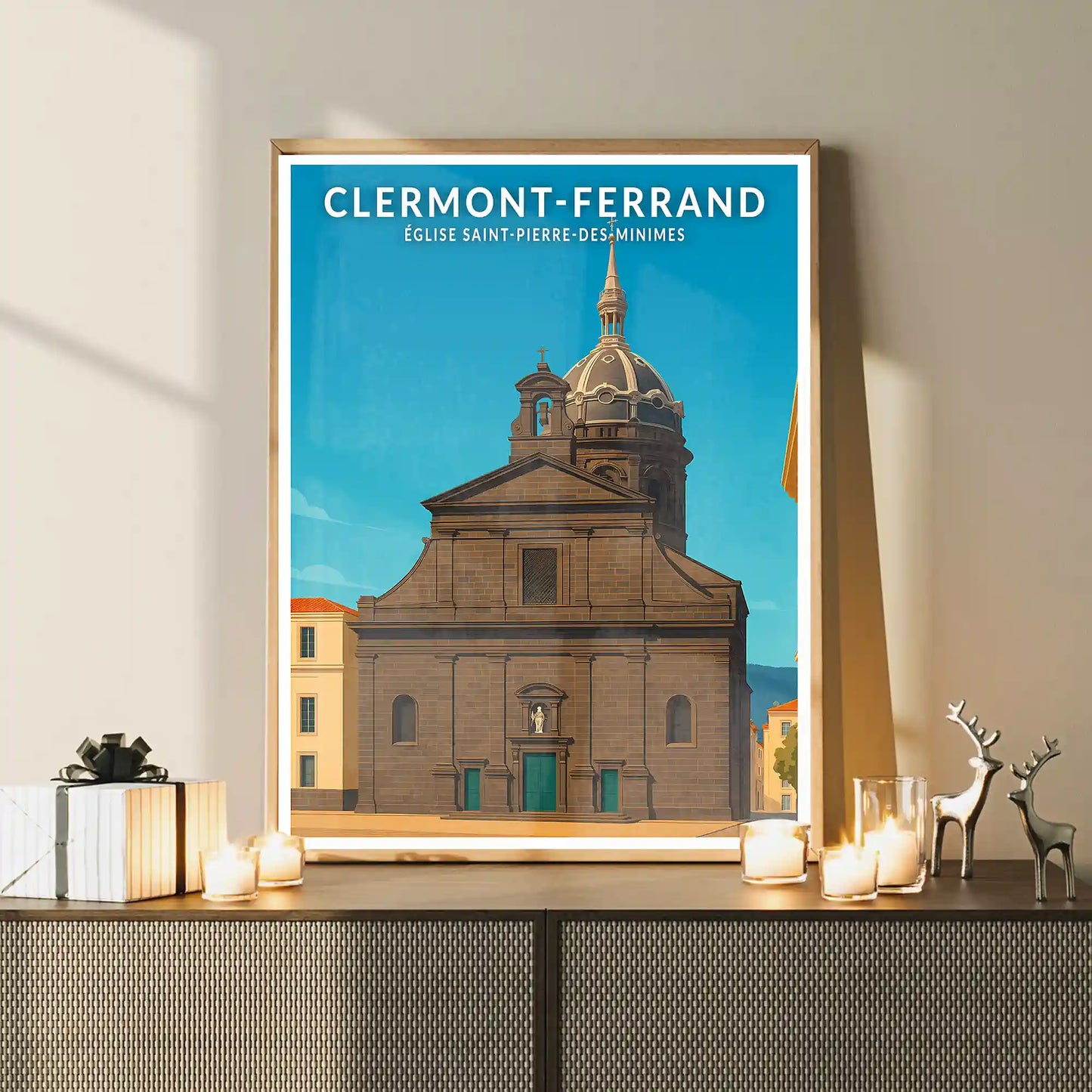 Affiche - Clermont-Ferrand - Église Saint-Pierre-des-Minimes
