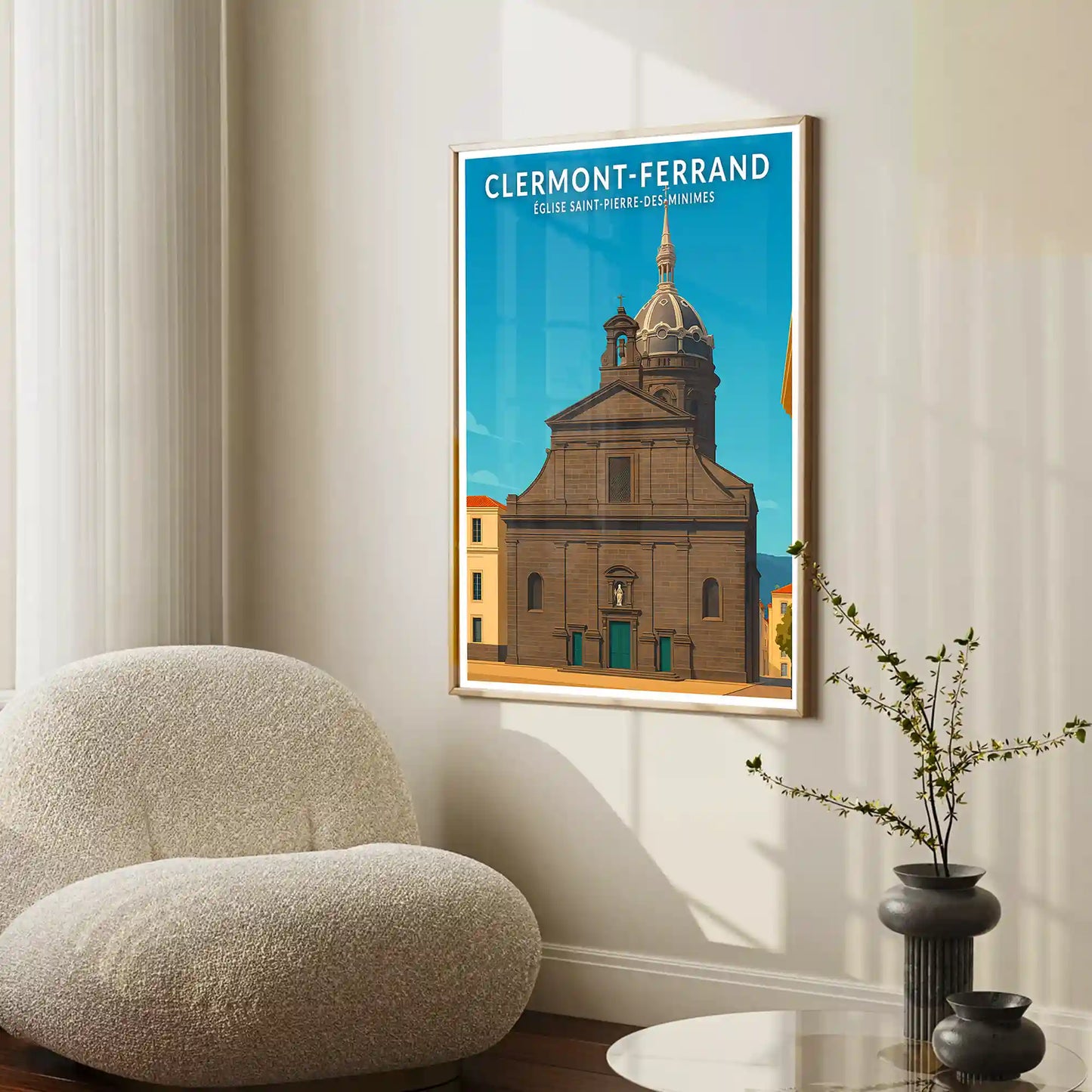 Affiche - Clermont-Ferrand - Église Saint-Pierre-des-Minimes