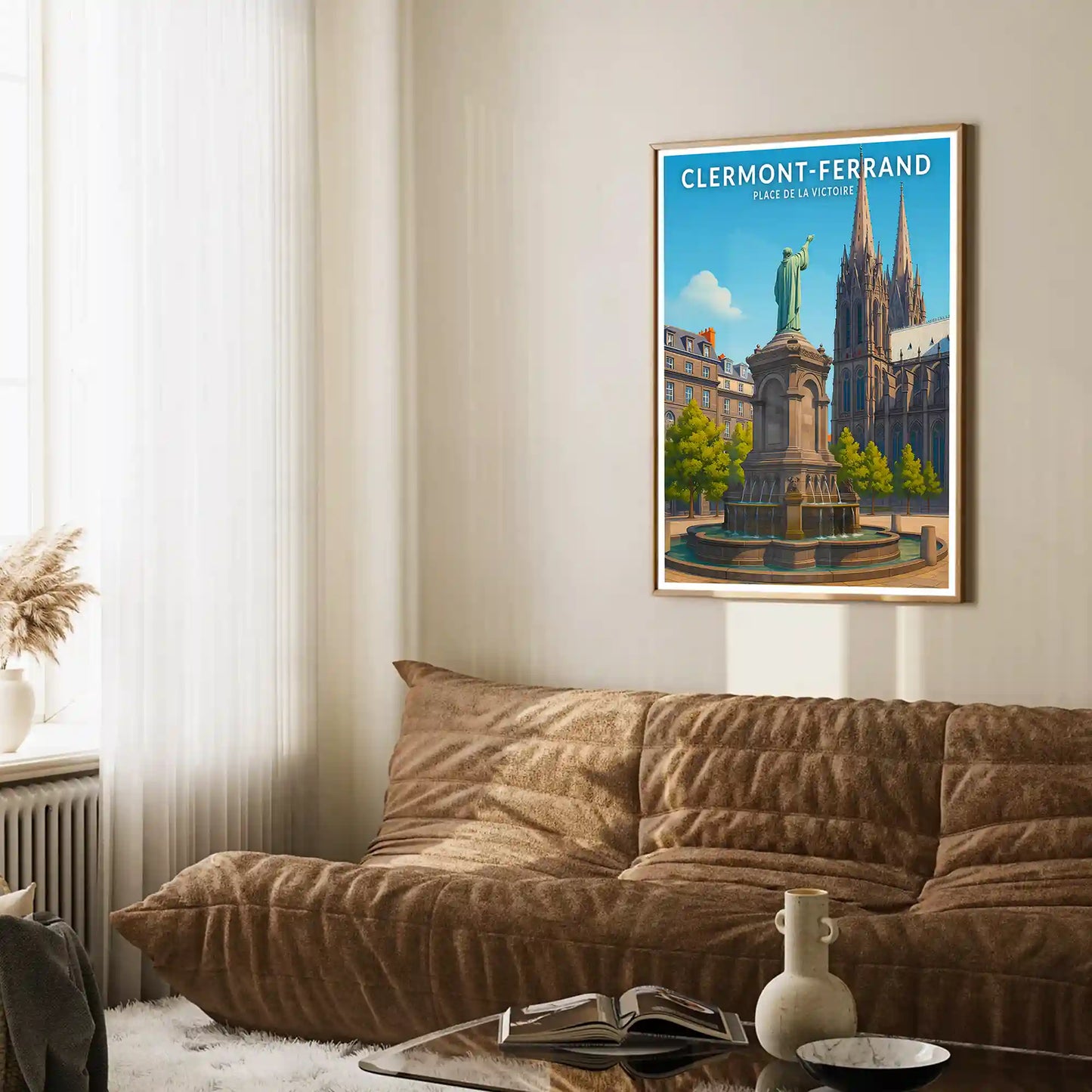 Affiche - Clermont-Ferrand - Place de la Victoire