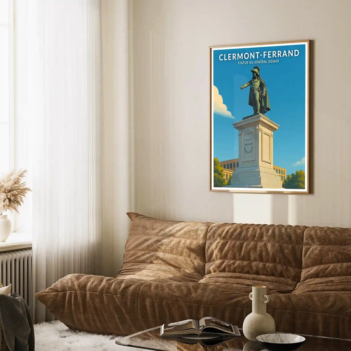 Affiche - Clermont-Ferrand - Statue du Général Desaix