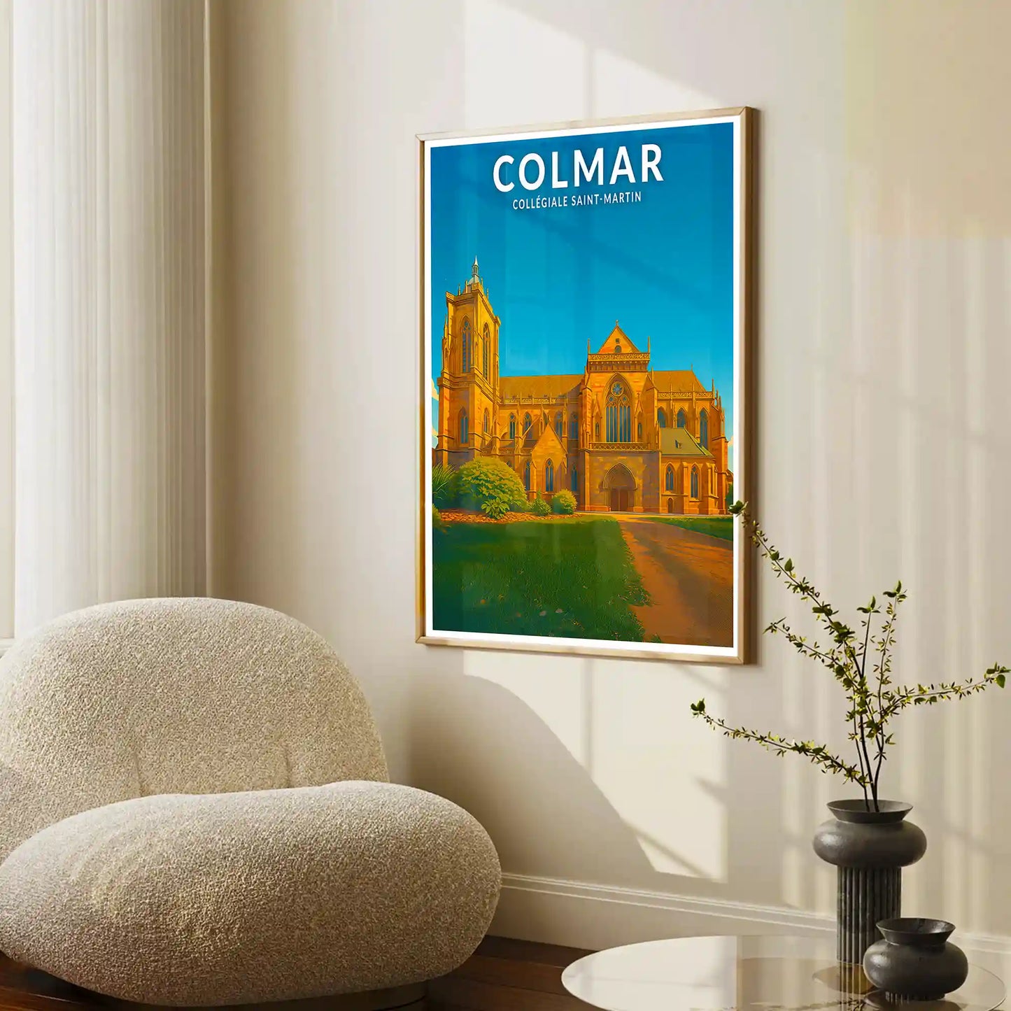 Affiche - Colmar - Collégiale Saint-Martin