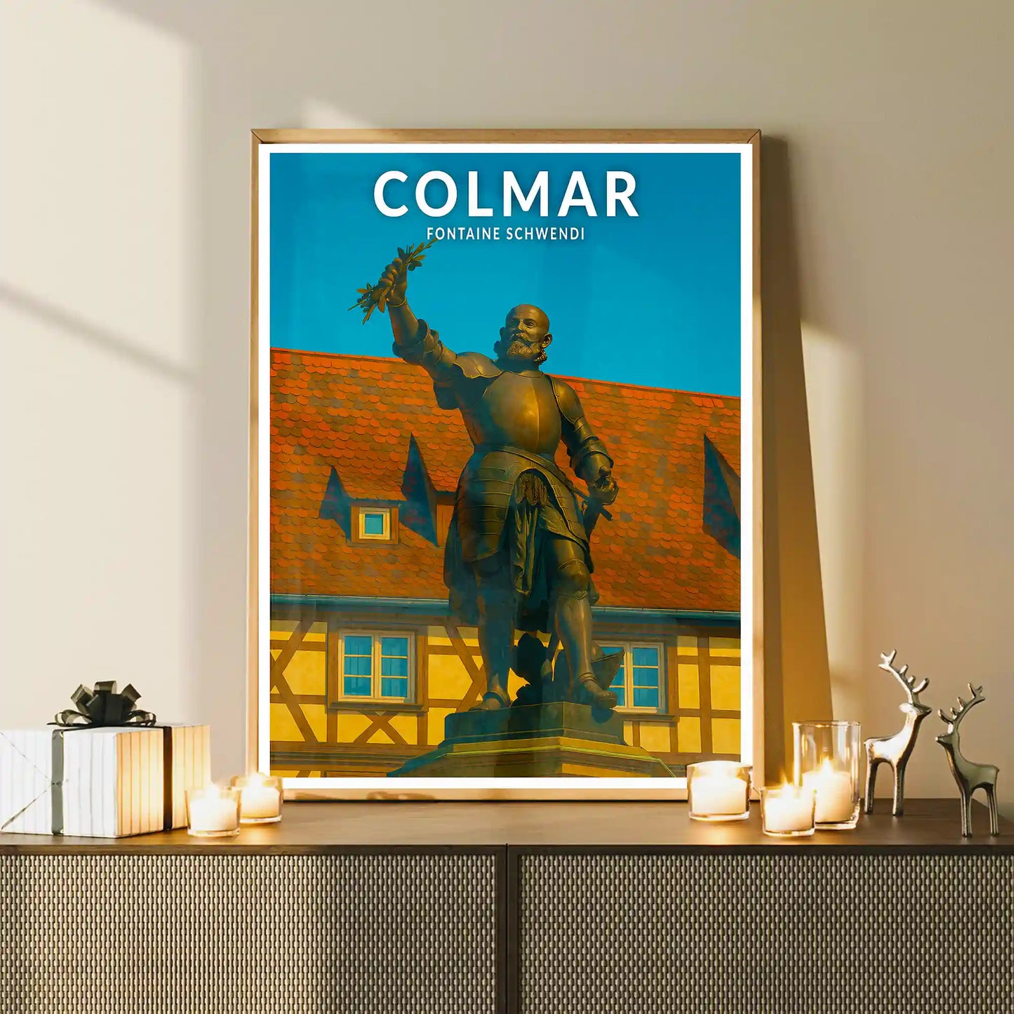 Affiche - Colmar - Fontaine Schwendi